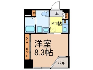 ＧＲＡＮＤＵＫＥ代官町の物件間取画像